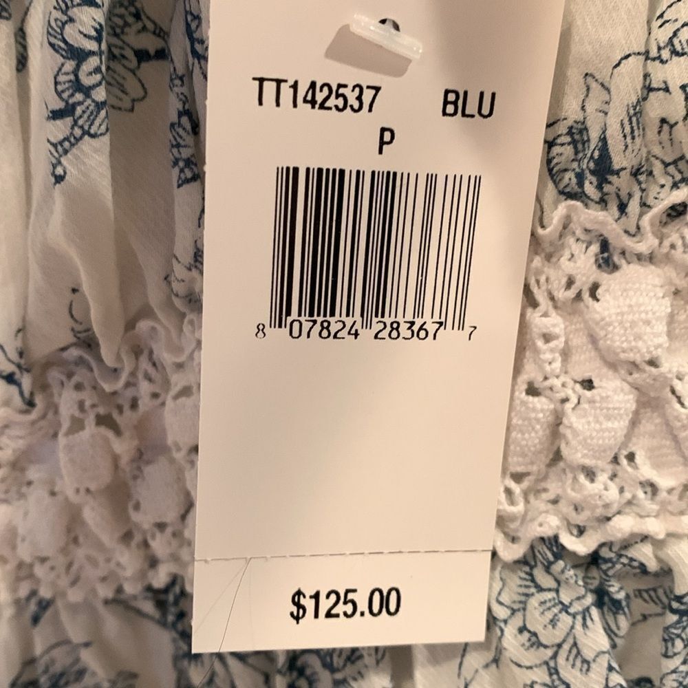 Women’s Anthropologie Toile Top Floral Print Sleeveless by Twill Twenty Two P/S - Picture 11 of 11